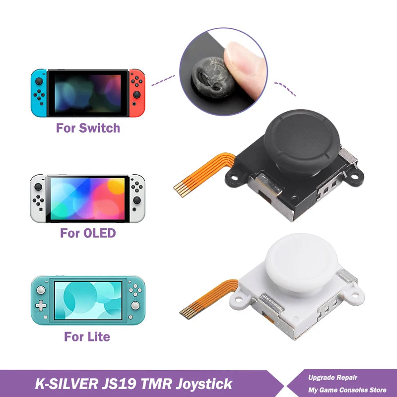 Electromagnetic Joystick Replacement for Switch & NS OLED - 2/4/10pcs
