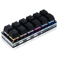 12-Key Mini Mechanical Gaming Keyboard One Handed USB-C Wired Programmable Hot Swappable