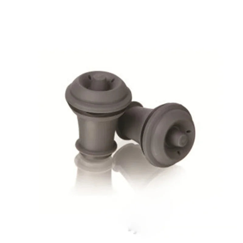 2-Pack Red Wine Vacuum Bottle Stoppers Reusable Sealer Bar Supplies