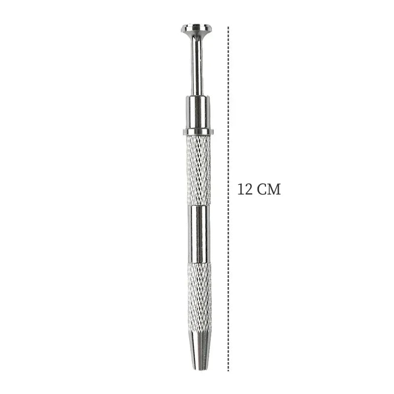 Multifunctional Stainless Steel Nail Tweezer Clip with Gripping Sponge for Manicure Decoration