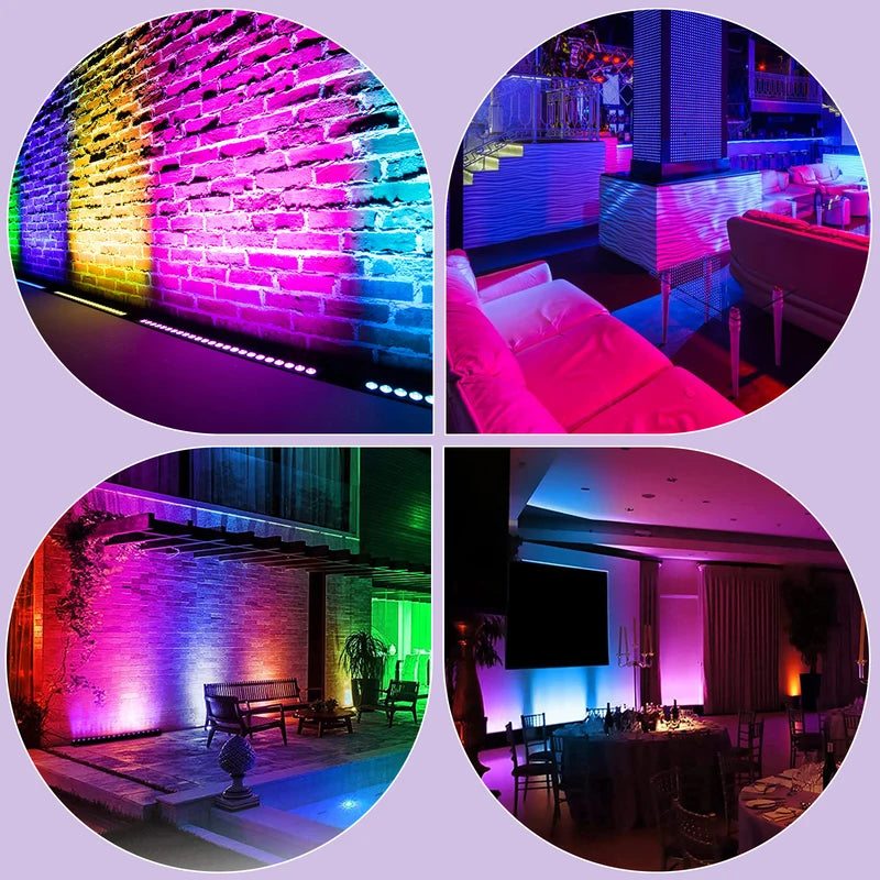 LED Wall Washer Light Bar 60W RGB Stage Lighting for Concert Wedding Party