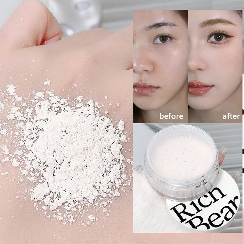 Translucent Loose Setting Powder with Oil Control & Matte Finish for All Skin Types
