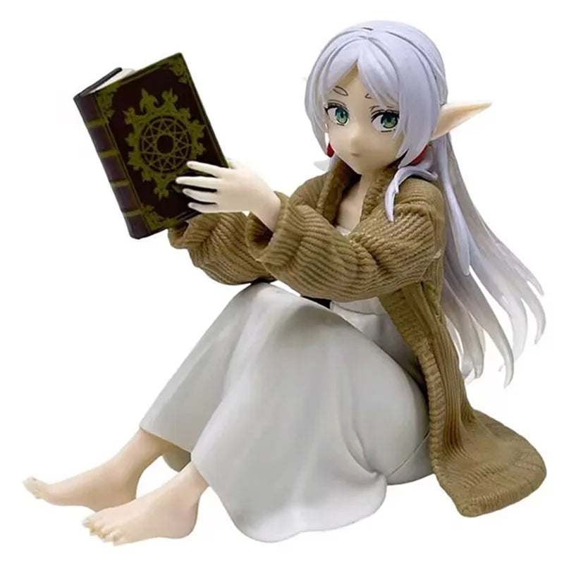 Anime Figure Desktop Toy - Frieren Beyond Journey's End Action Figurine, 12cm ABS PVC Model, No Night Suit, Multiple Colors