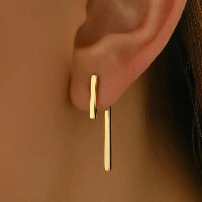 Elegant Fashionable Earrings - Easy to Wear with Geometric Design