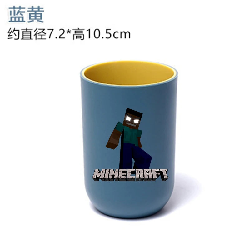 Pixel Game Man Water Cup for Fans - Rinse & Toothbrush Holder