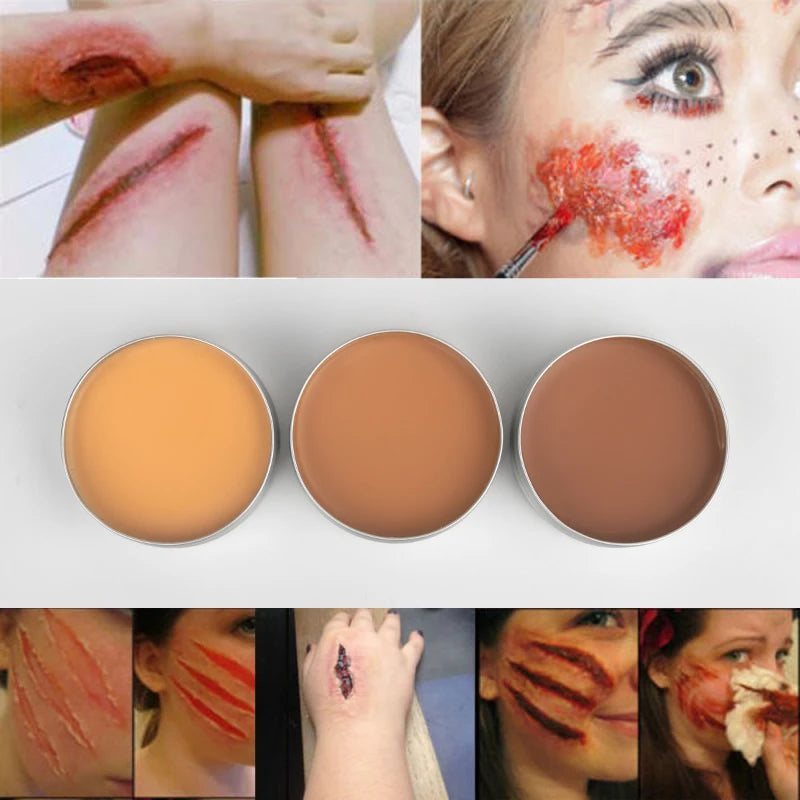 Scar Wax Special Effects Makeup Wound Skin Body Face Halloween Fake Nose Stage Body Paint