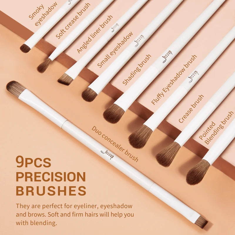 14-Piece Makeup Brush Set with Synthetic Face & Eye Brushes for Flawless Looks