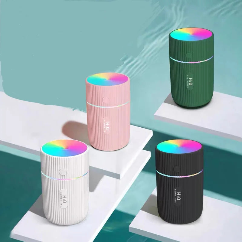 Ultrasonic Essential Oil Diffuser with Colorful Lights 220ml USB Aromatherapy Humidifier