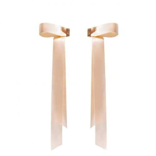 Magnetic Bow Hair Claw Clip - Elegant Metal Rhinestone Hairpin for Women