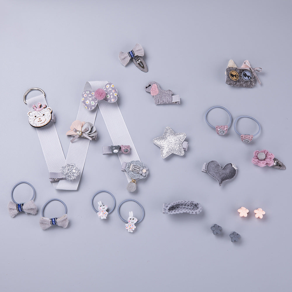 24-Piece Set of Children's Hair Accessories