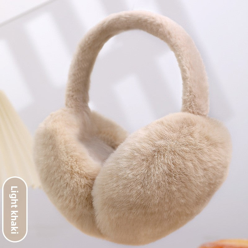 Foldable Plush Winter Earmuffs for Warmth