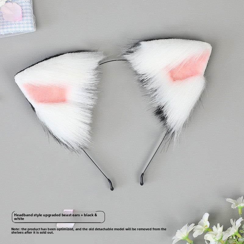 Simulated animal ear hair accessory