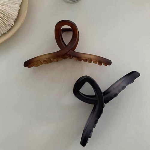 Handmade Matte Claw Clip Elegant Large Frosted Hair Jaw Clip for Thick Hair