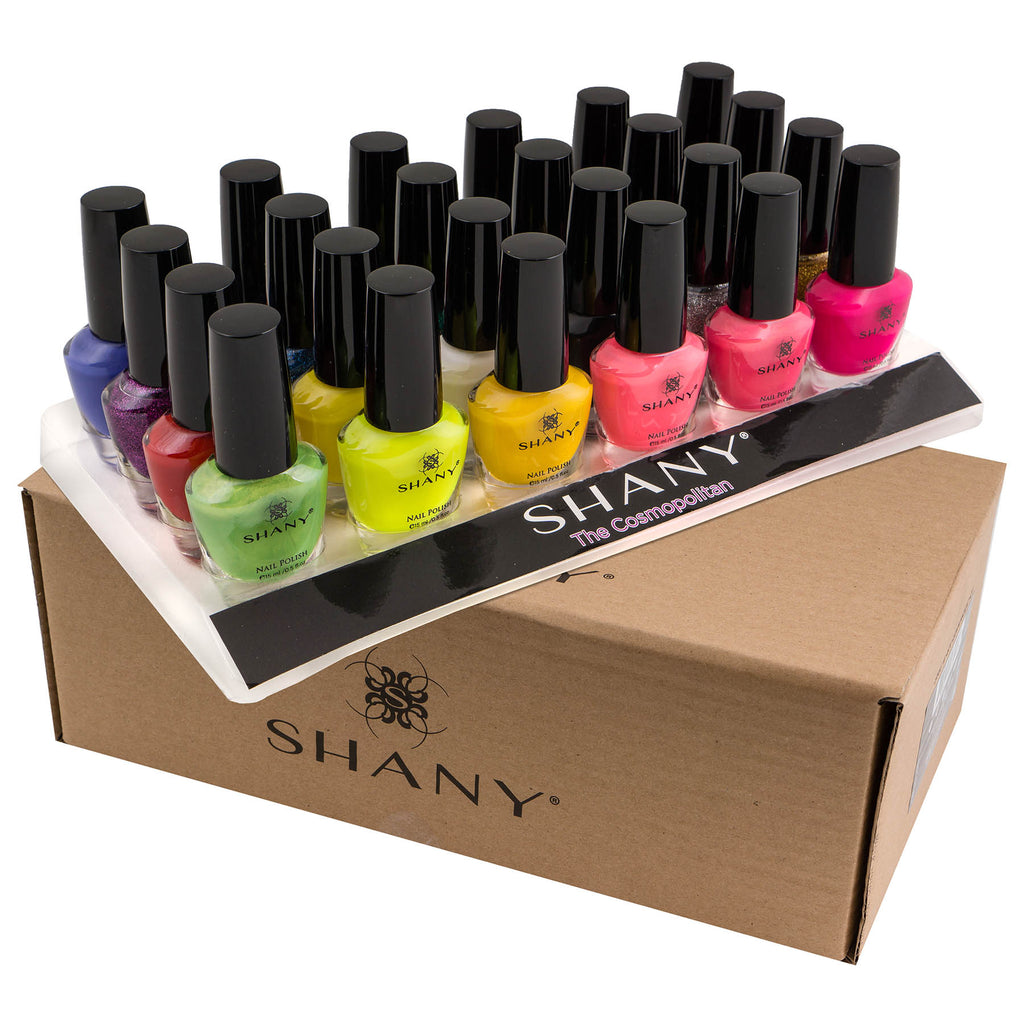 24-Piece Nail Polish Set - Assorted Colors, Semi-Glossy & Quick Dry Finish
