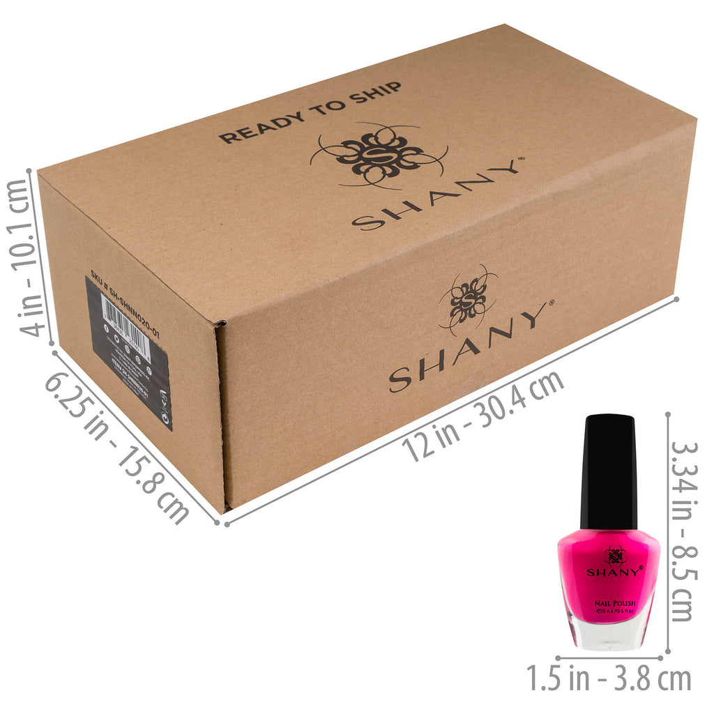 24-Piece Nail Polish Set - Assorted Colors, Semi-Glossy & Quick Dry Finish
