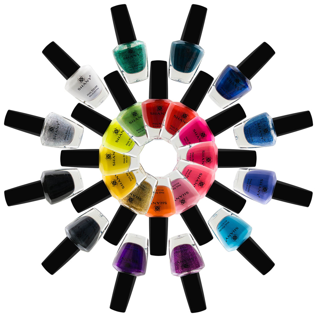 24-Piece Nail Polish Set - Assorted Colors, Semi-Glossy & Quick Dry Finish