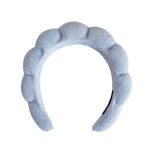 Handmade Sponge Spa Headband and Wristband Set Soft Flannel Skincare Kit