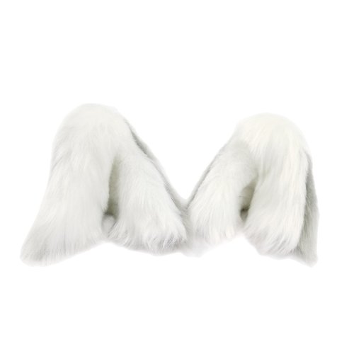 Plush Cat Ear Helmet Decorations - Removable Faux Fur Ears for Motorcycle Helmets