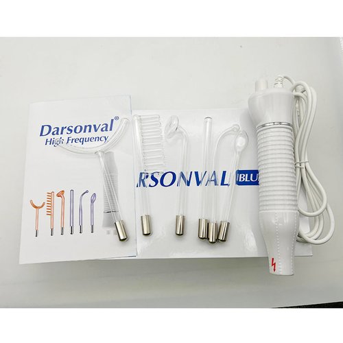 Handmade 6-in-1 High Frequency Electrotherapy Wand Acne Removal Beauty Device