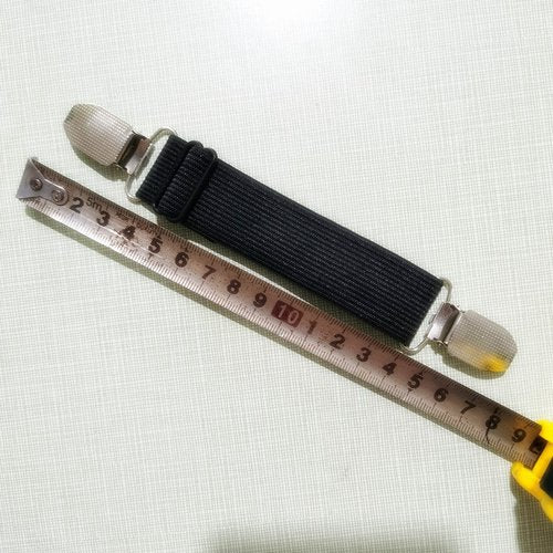 Handmade Adjustable Bed Sheet Fasteners Anti-Slip Multi-Purpose Elastic Strap Clip
