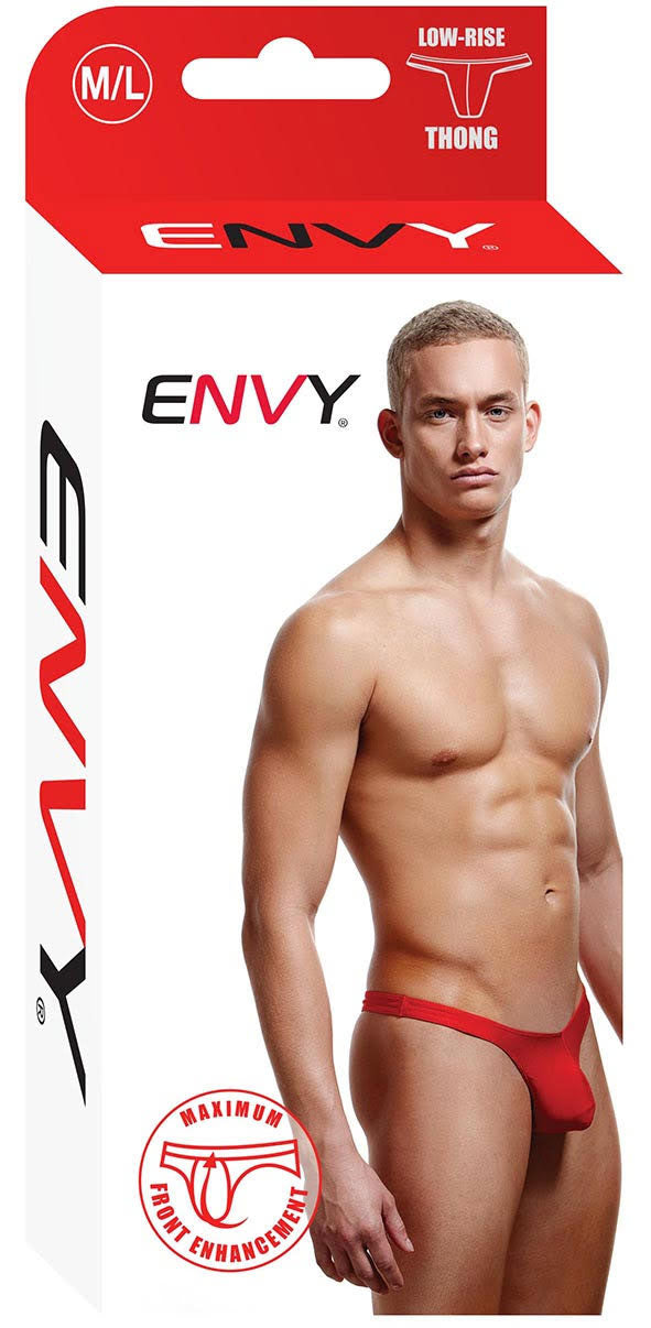 Men's Low Rise Thong Underwear - Comfortable, Discreet Fit - Medium Large