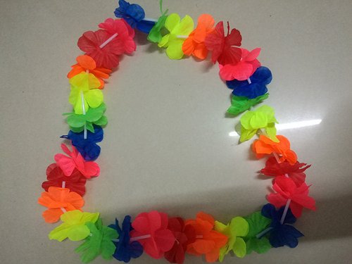 Premium Hawaiian Leis - 100cm Thickened Floral Garland for Hula Parties & Gifts