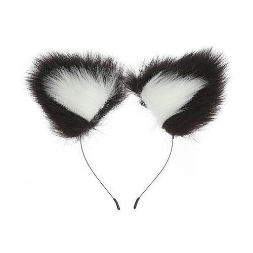 Handmade Dual-Tone Ear Hairpins Colorful Zinc Alloy Costume Hair Clips