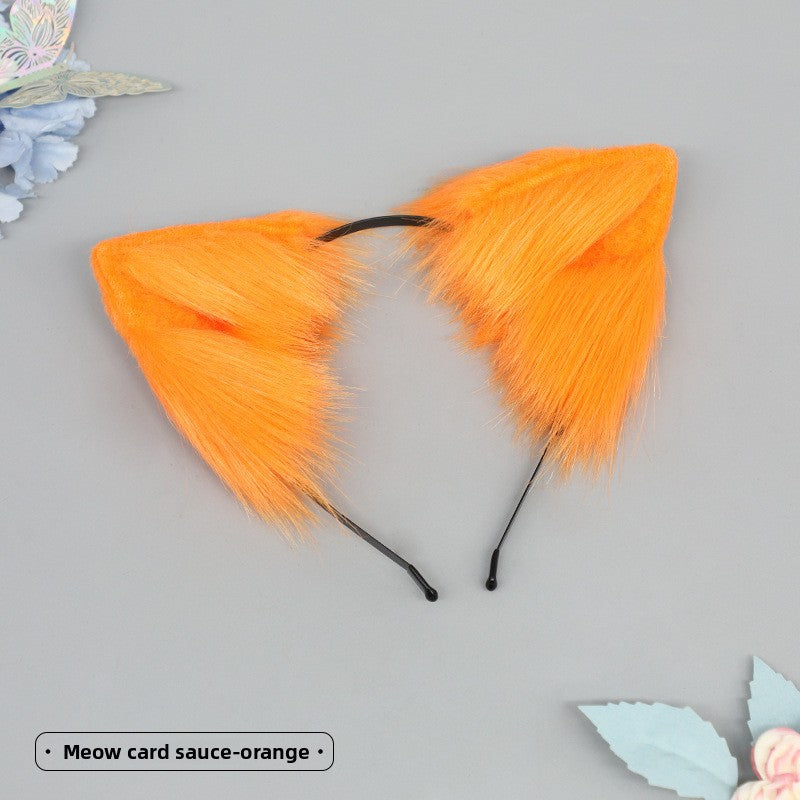 Simulated animal ear hair accessory