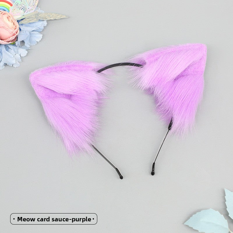 Simulated animal ear hair accessory
