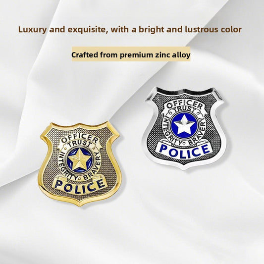 Zootopia Police Brooch Badge
