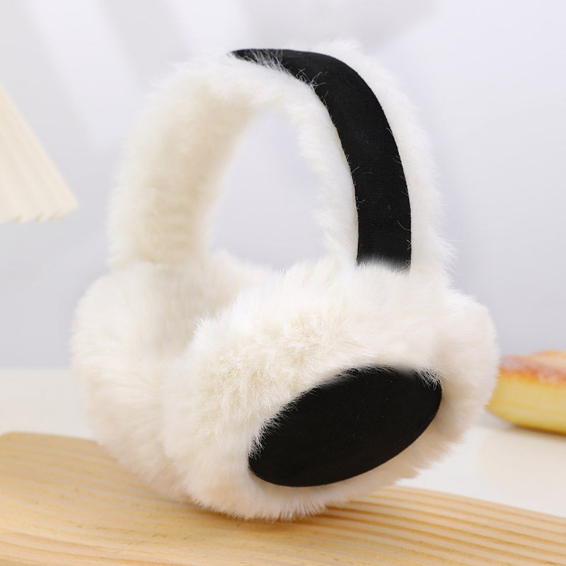 Foldable Plush Winter Earmuffs for Warmth