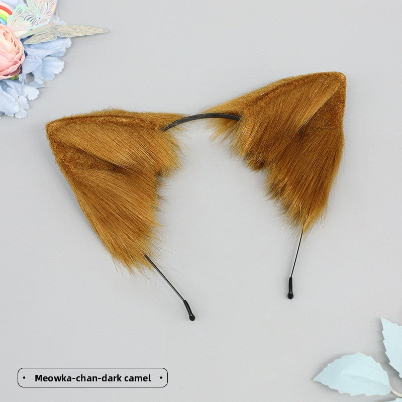 Simulated animal ear hair accessory