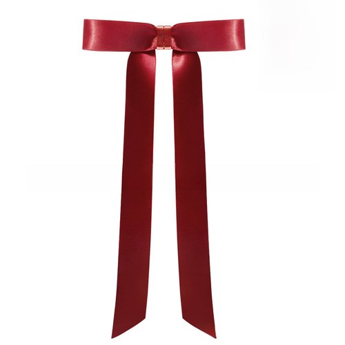Metal bow magnetic hair clip