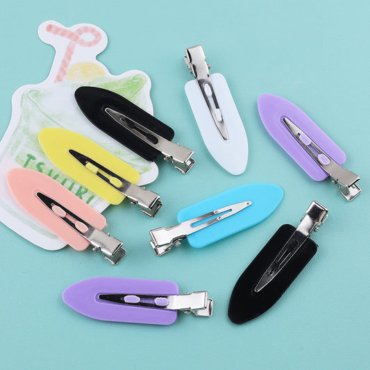 Colorful invisible hair clips