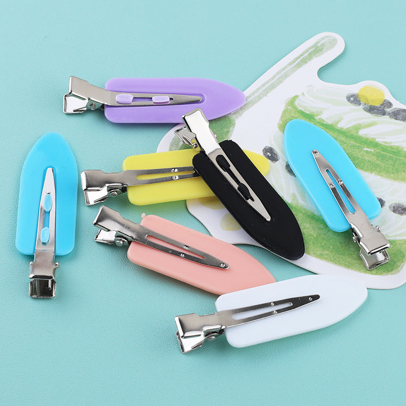 Colorful invisible hair clips