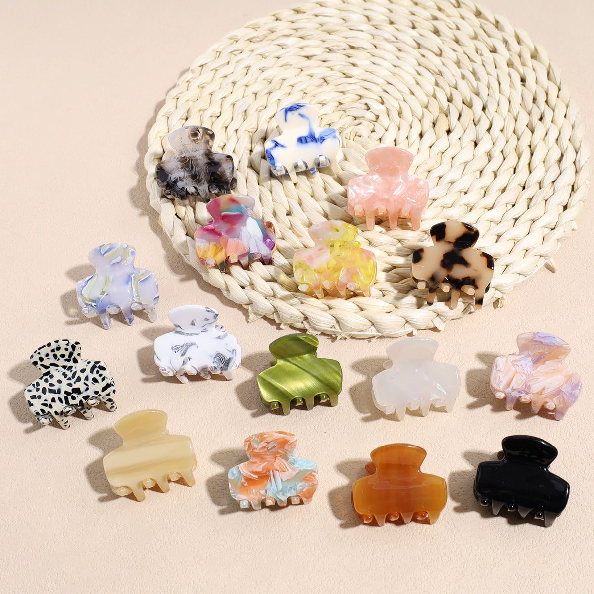 Acetate Hair Grip Clips