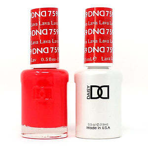 DND Duo Gel & Lacquer Nail Polish Set - Lava Finish #759