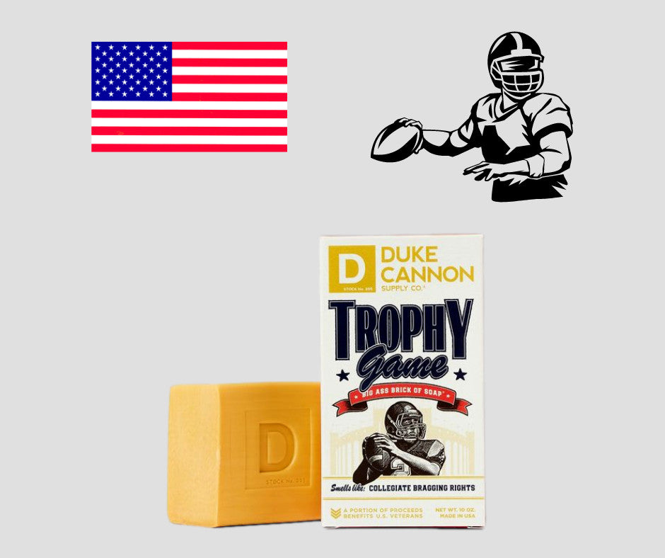 Manly Exfoliating Bar Soap with Leather & Amber - Large 10oz
