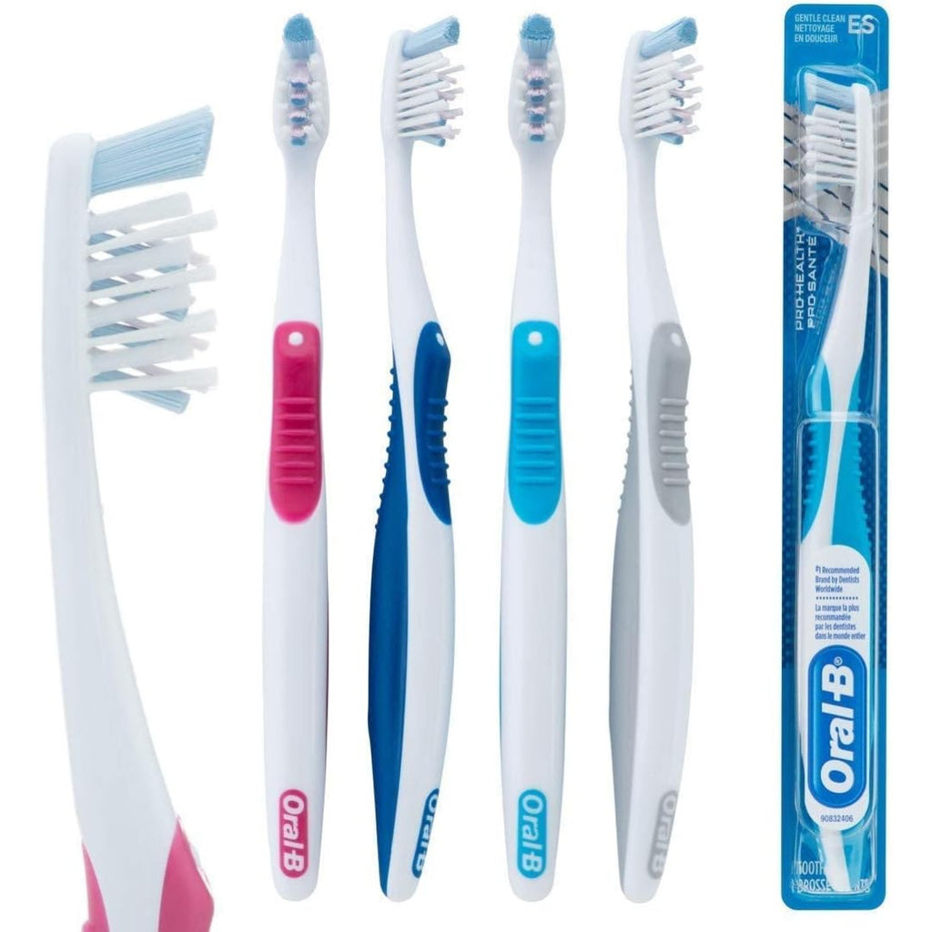 24 Pack Manual Toothbrushes with Extra Soft Bristles - Plaque Removal - Oral Care