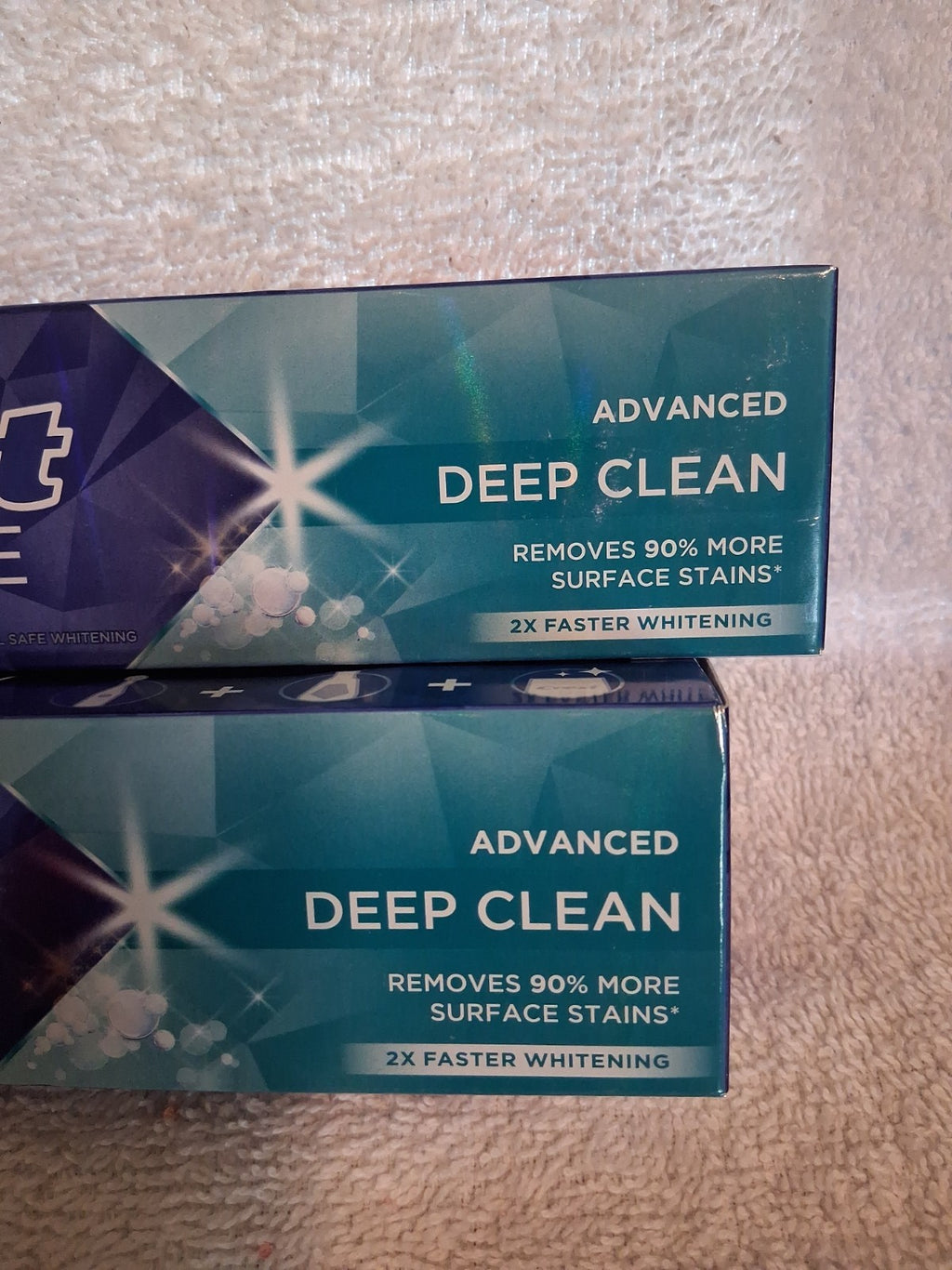Crest 3D White Advanced Deep Clean Whitening Toothpaste 6.6 oz Set