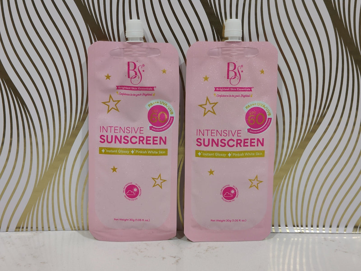 SPF 60 Sunscreen Gel with UVA/UVB Protection - 30g Pouch | Brightest Skin Essentials
