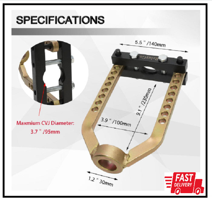 CV Joint Puller Separator Tool for Universal CV Axle Removal - Automotive Repair