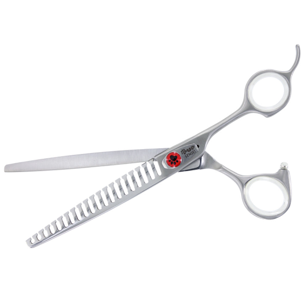 7-Inch Hair Cutting Shears with Chunking Tooth and Leaf Spring Tension