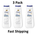 Deep Moisture Body Wash for Women - Hydrating Nourishing Cleanser, 11 oz 3-Pack