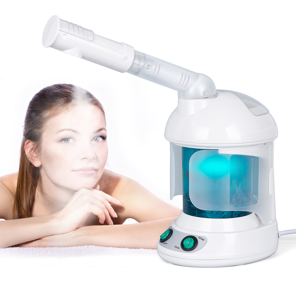 Mini 2-in-1 Facial and Hair Steamer - Desk Top Ozone Skin & Hair Care Machine