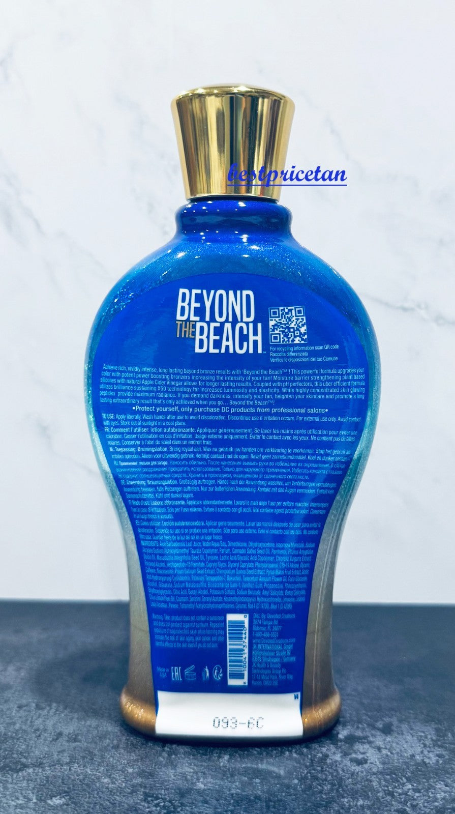 Intensely Dark Tanning Lotion - Long-Lasting Bronzer 12.25 oz