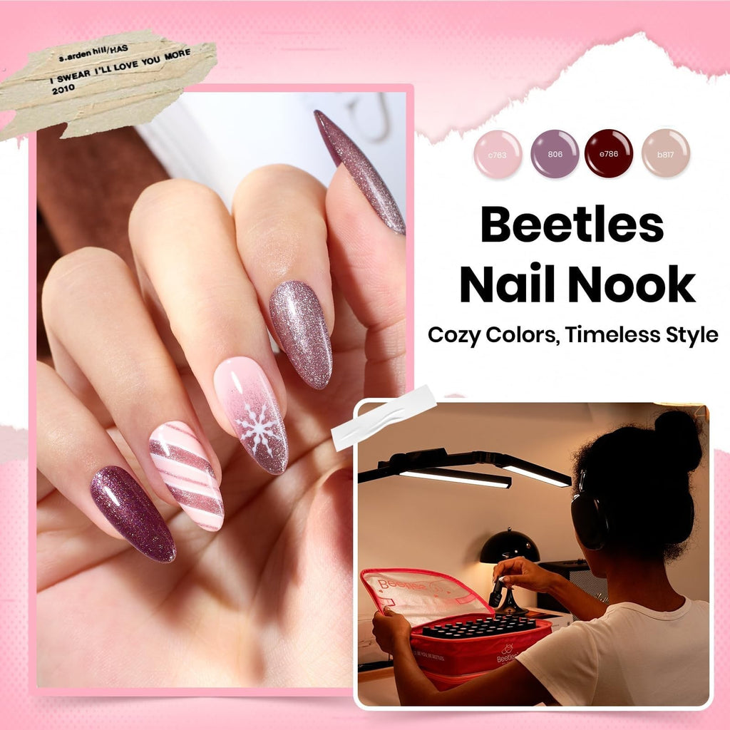Gel Nail Polish Set with 100 Colors & Top Coats – UV LED Curing Kit for DIY Manicures