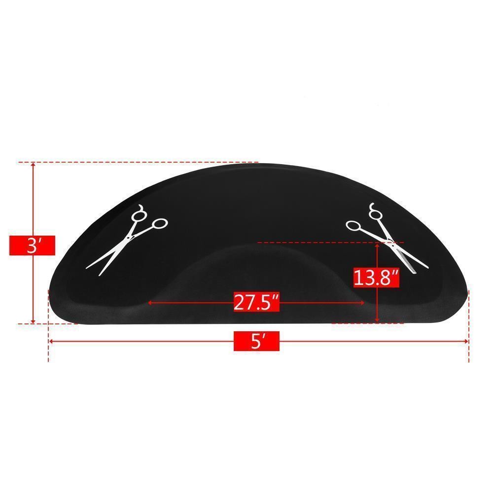 3x5 Anti-Fatigue Salon Floor Mat for Barber Chairs - Non-Slip Comfort