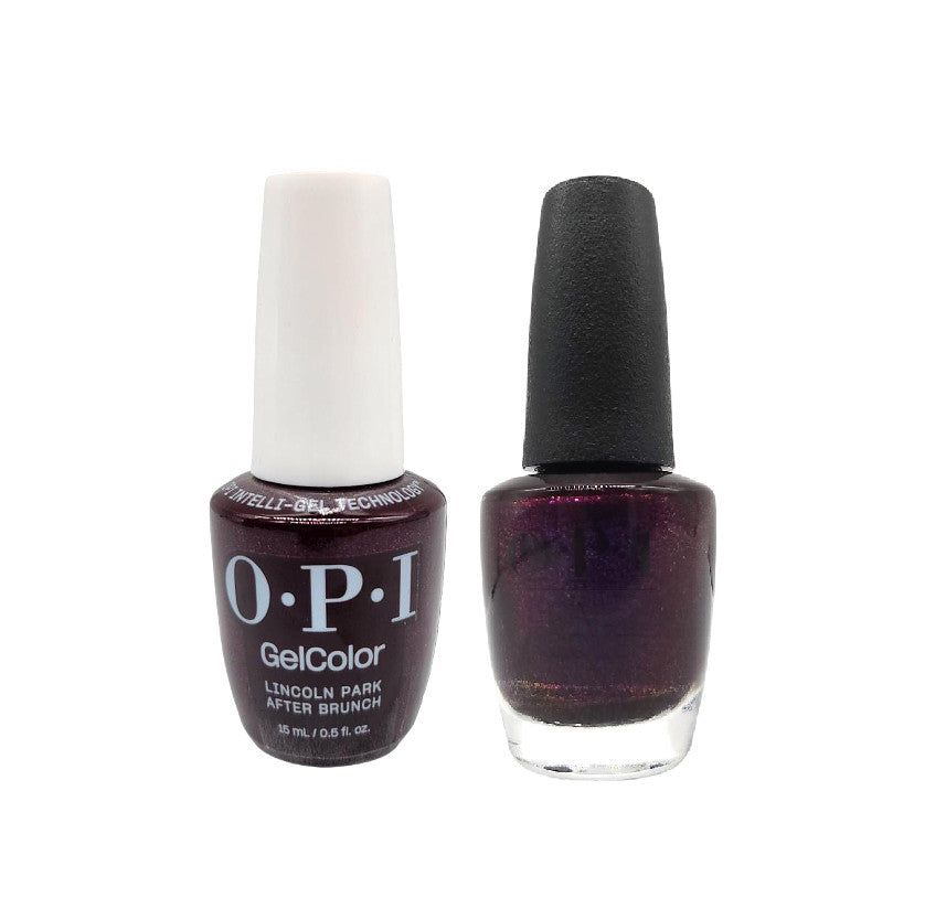 OPI Nail Polish & GelColor Duo - Lincoln Park After Brunch 0.5 oz Set