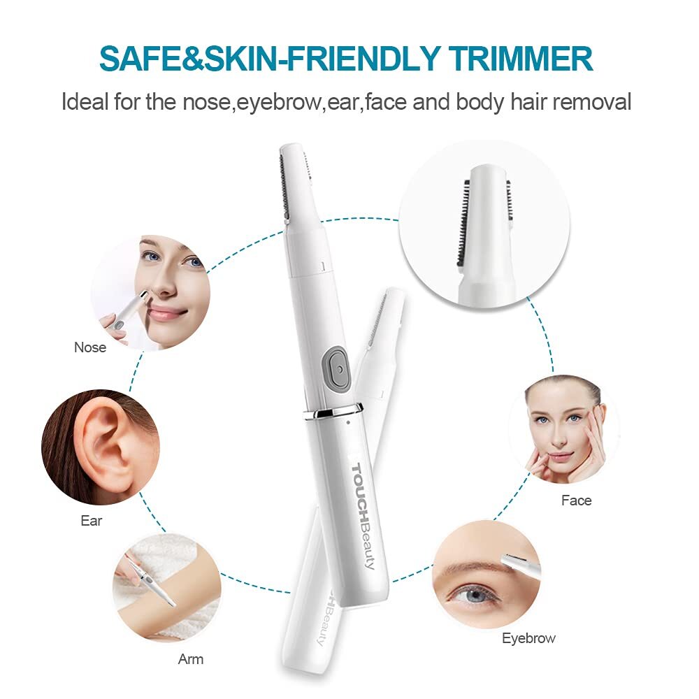 All-in-One Facial, Eyebrow, Nose & Ear Hair Trimmer for Men & Women